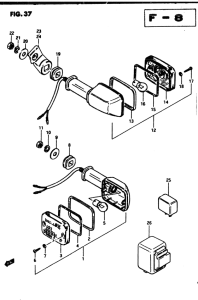 GSX250 Поворотники