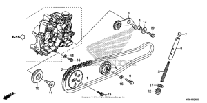 MSX125 Cam chain + tensioner