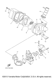 TTR90R Впускная система