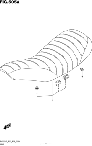 RV200 Сиденье
