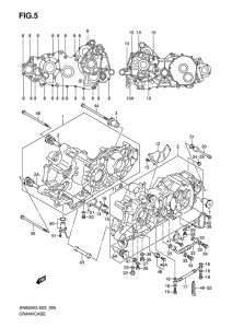 AN650 (ABS) Картер двигателя