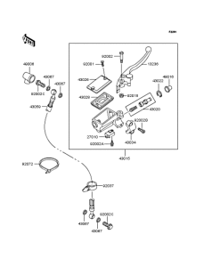 ZR250 Главный тормозной цилиндр