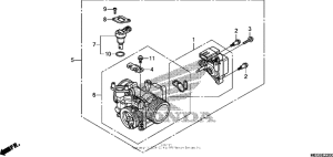 VT750C2B Корпус Дросселя
