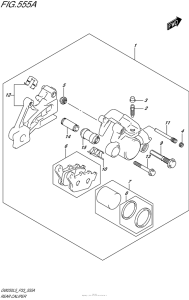 GW250 Задний суппорт
