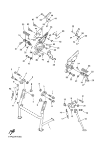 FZ6-S Stand & footrest