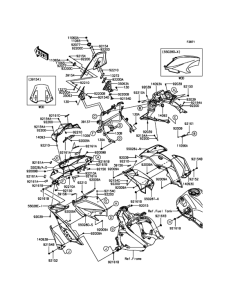 KLE650 Обтекатели