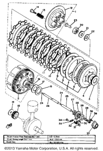 XS650SE Сцепление