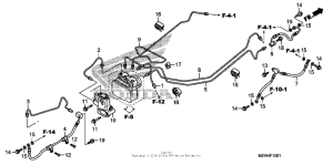 NT700V (ABS) Brake lines + pcv (abs)