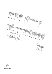 TZR50 Трансмиссия