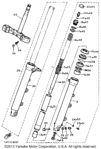 FZX700T Передняя вилка