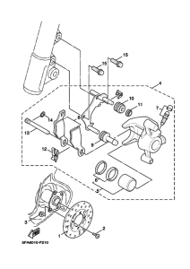 YA100W ﾌﾛﾝﾄﾌﾞﾚｰｷｷﾔﾘﾊﾟ