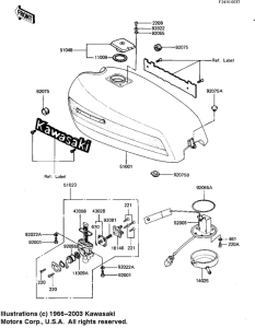 KZ1100 Tank fuel