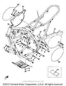 MX400B Frame-side cover