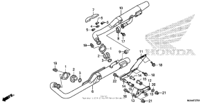VT750RS Глушитель