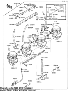 ZX900 Carburetor assy