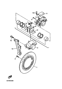 BT1100 Задний суппорт