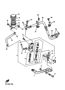 FZS1000 Задний тормозной цилиндр
