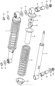 XR75 Задние амортизаторы