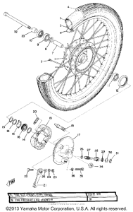 U7E Переднее колесо