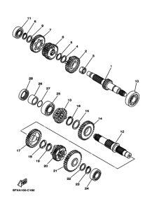 XV1700PC XV17PC XV17PCS Трансмиссия