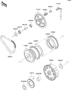 EN500 Сцепление