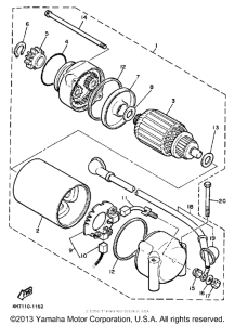 XJ900RK Стартер