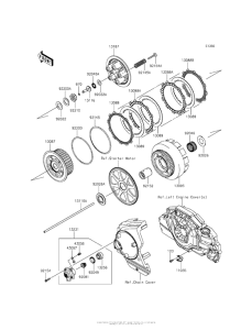 VN1700 Сцепление