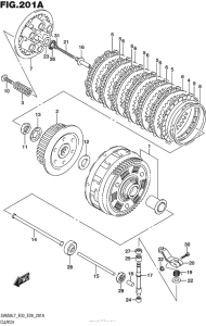 SV650 Сцепление