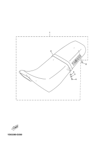 DT125RE Сиденье