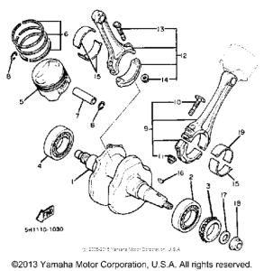 XV920MK Коленчатый вал и Поршень
