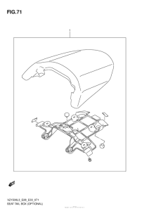 VZ1500 Seat Tail Box (Optional)