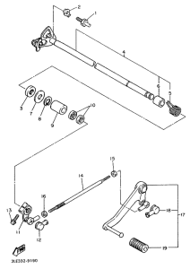 FZR10000 Вал переключения
