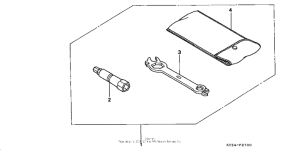 XR250R Инструмент