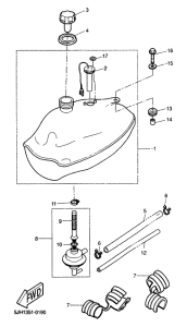 EW50 Топливный бак