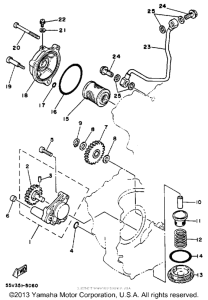 XT350A Масляный насос