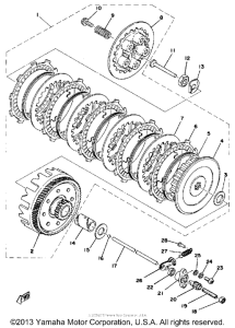 DT125C Сцепление