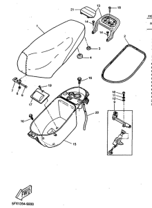 CW50RS Сидение