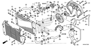 CB1000R Радиатор