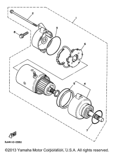 XV1100K Стартер