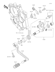 EX400 Механизм переключения передач