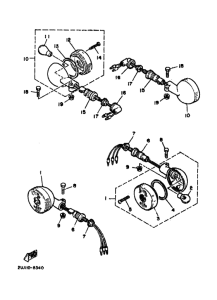 XV250 Проблесковый световой сигнал