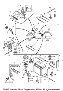 XVS950CT Электрика 2