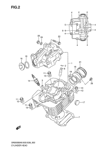 DR200 Головка цилиндров