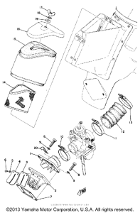 MX125B Впускная система