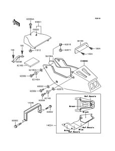 ZX400 Сиденье