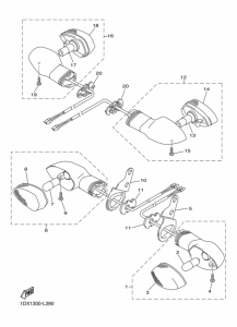 WR450F Проблесковый световой сигнал