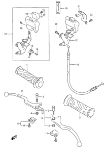 AN250 Рулевой рычаг