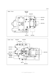 EJ800 Болты крепления картера