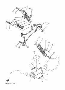 PW50 Задний рычаг и подвеска