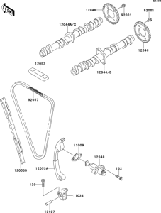 ZX600 Распредвал